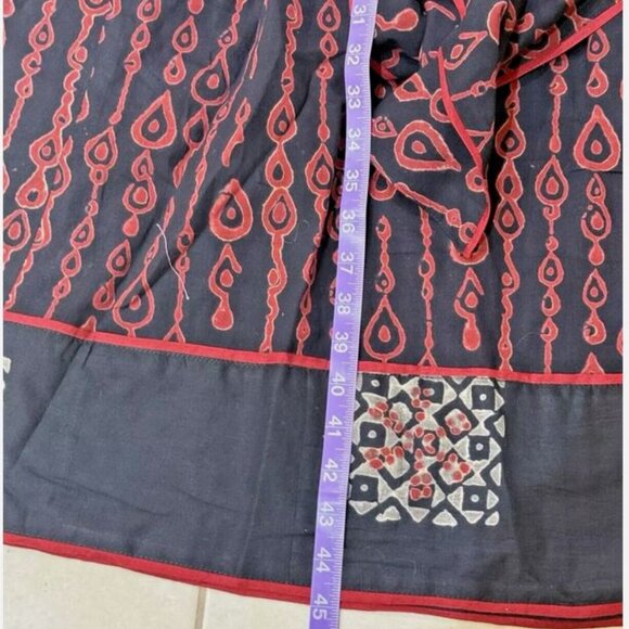 Brand new tuckernuck Sue Sartor red & black contrast print Dress - Picture 5 of 8